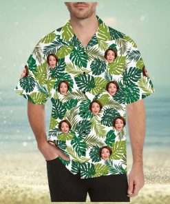 Face Logo on Hawaiian Shirt Beach Shirts Summer Hawaii Shirt Face Hawaiian Shirt