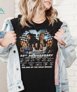 Fast And Furious 22nd Anniversary Signatures Shirt