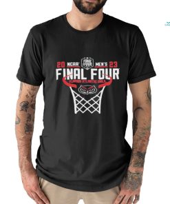 Florida Atlantic Owls Final Four Basketball Net Navy 2023 Shirt