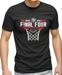 Florida Atlantic Owls Final Four Basketball Net Navy 2023 Shirt