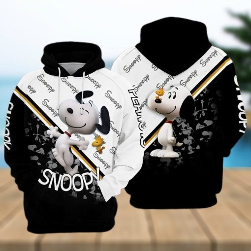 For Snoopy Lovers Love Life And Naughty Limited Edition 3d Hoodie