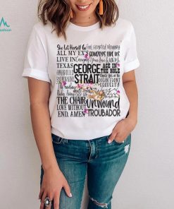 George Strait Word Art DTF Heat Transfer shirt