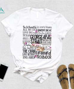 George Strait Word Art DTF Heat Transfer shirt