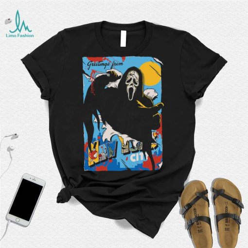 Ghost Face Greetings From Nyc   T Shirt