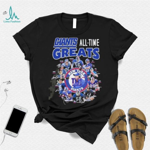 Giants Members All Time Greats New York Giants T Shirt