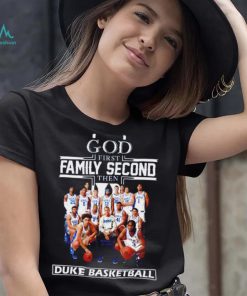 God First family second the Duke basketball 2023 shirt