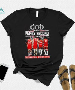 God first family second then 2023 Houston Rockets basketball signatures shirt