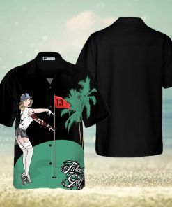 Golf Pin High Performance Hawaiian Shirt