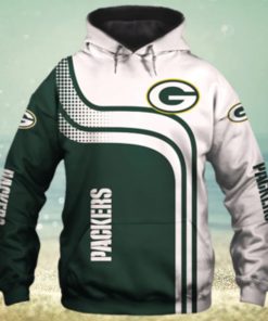 Green Bay Packers Hoodie 3D one way Sweatshirt