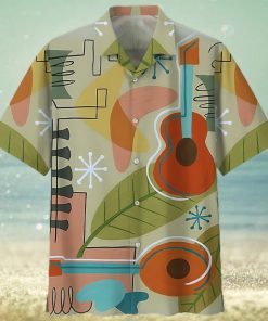 Guitar Colorful Amazing Design Unisex Hawaiian Shirt
