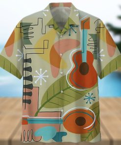 Guitar Colorful Amazing Design Unisex Hawaiian Shirt