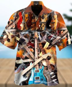 Guitar Colorful Nice Design Unisex Hawaiian Shirt For Men And Women Dhc17062391