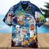 Olaf Frozen Disney Movie Vintage Tropical Leaves Disney Hawaiian Shirt