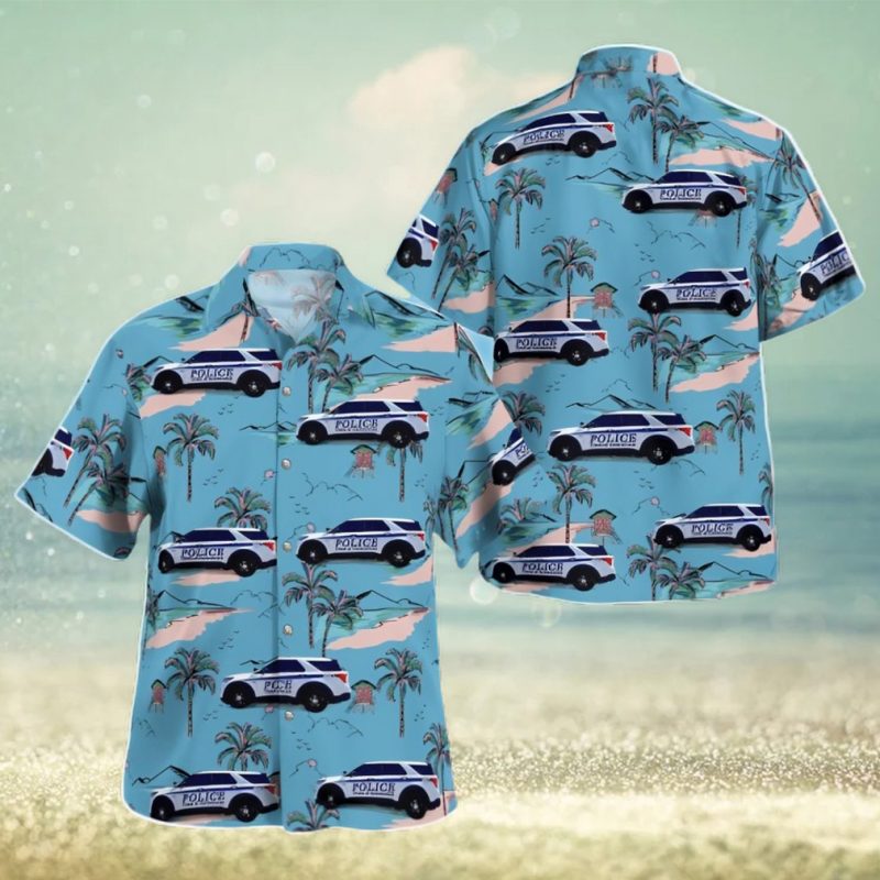 Hampstead Police Department Maryland Aloha Summer Gift Hawaiian Shirt
