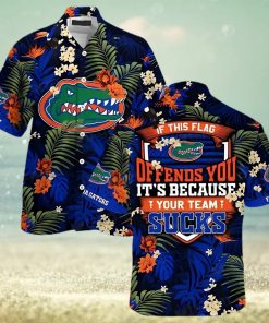Hawaiian Shirt If This Flag Offends You Your Team Sucks Gators Gift