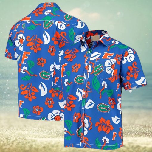 Hawaiian Shirt Tropical Floral Pattern Florida Gators Gift