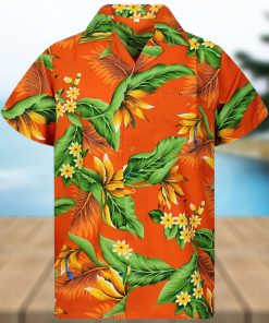 Hawaiian Shirt for Men Funky Casual Button Down Very Loud Shortsleeve Unisex Bird of Paradise Flower