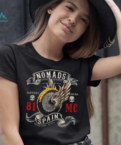 Hells Angels Nomads Spain Winged Wheel Shirt