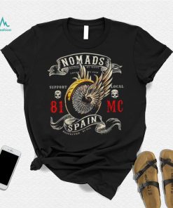 Hells Angels Nomads Spain Winged Wheel Shirt