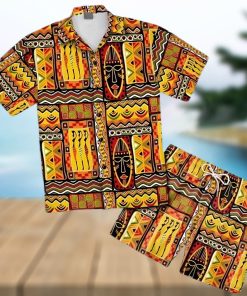 Hippie African Short Sleeve Hawaiian Shirt