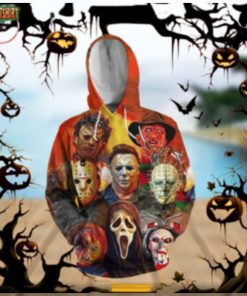 Horror Characters Halloween 3D Hoodie