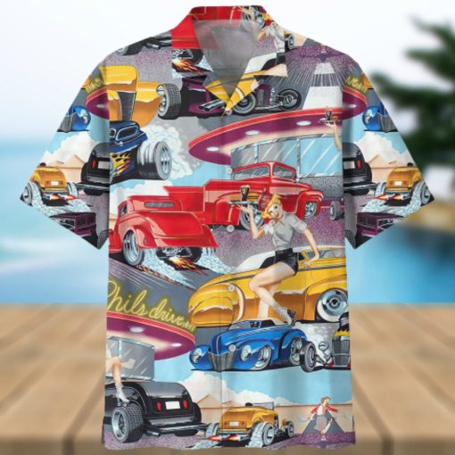Hot Rod Colorful Unique Design Unisex Hawaiian Shirt For Men And Women Dhc17063020