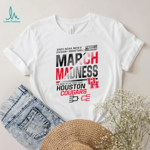 Houston Cougars 2023 NCAA march madness the road to final four shirt