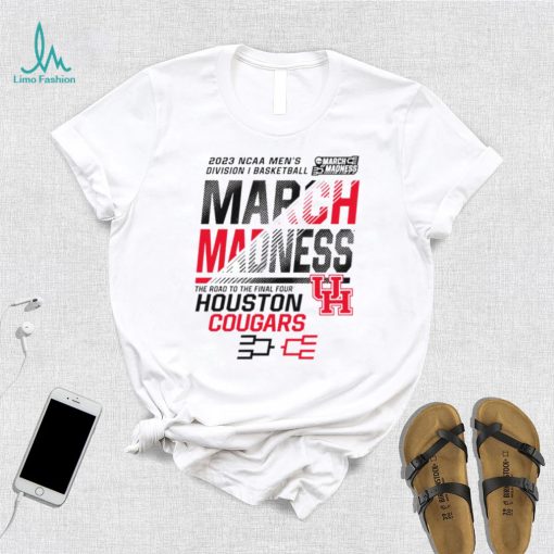 Houston Cougars 2023 NCAA march madness the road to final four shirt