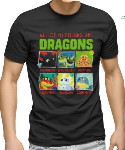 How To Train Your Dragon 3 Hidden World Dragon Friends T Shirt