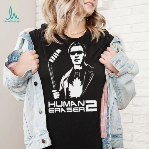 Human Eraser 2 art hockey shirt