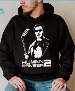 Human Eraser 2 art hockey shirt