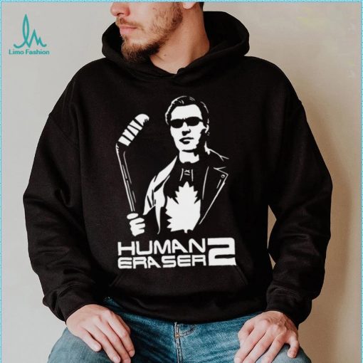 Human Eraser 2 art hockey shirt