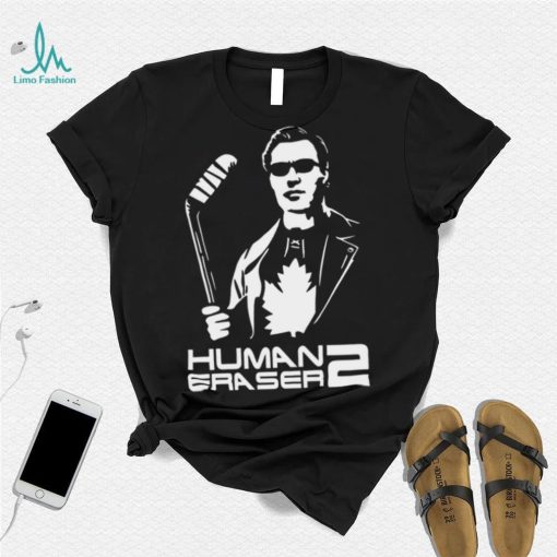 Human Eraser 2 art hockey shirt