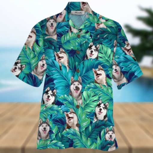 Husky Blue High Quality Unisex Hawaiian Shirt For Men And Women Dhc17062366