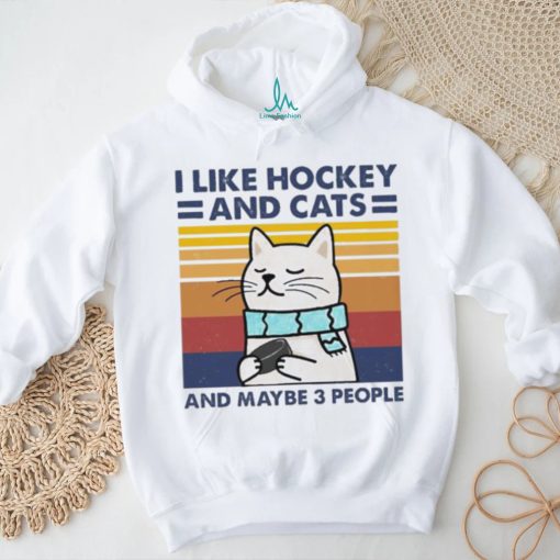 I like beer and hockey and maybe 3 people vintage 2023 shirt