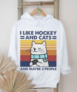 I like beer and hockey and maybe 3 people vintage 2023 shirt