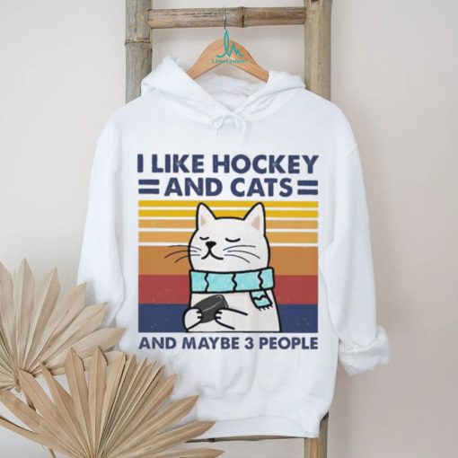 I like beer and hockey and maybe 3 people vintage 2023 shirt