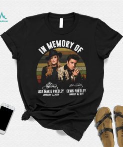 In Memory Of Presley Signatures Shirt