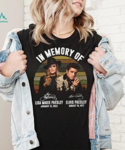 In Memory Of Presley Signatures Shirt