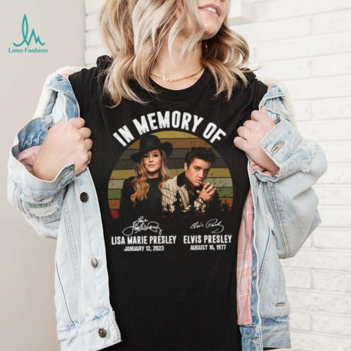 In Memory Of Presley Signatures Shirt