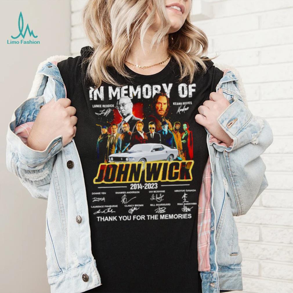 In Memory Of John Wick 2014-2023 Signatures Shirt ⋆ Vuccie