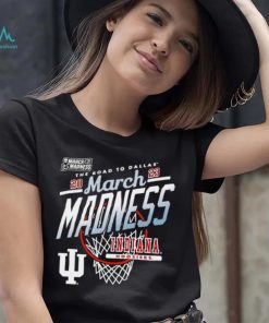 Indiana Hoosiers men’s basketball 2023 NCAA march madness the road to final four shirt