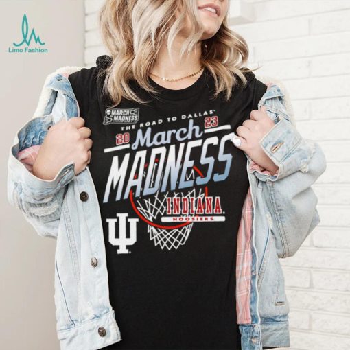 Indiana Hoosiers men’s basketball 2023 NCAA march madness the road to final four shirt