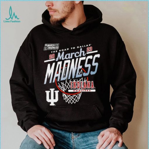 Indiana Hoosiers men’s basketball 2023 NCAA march madness the road to final four shirt