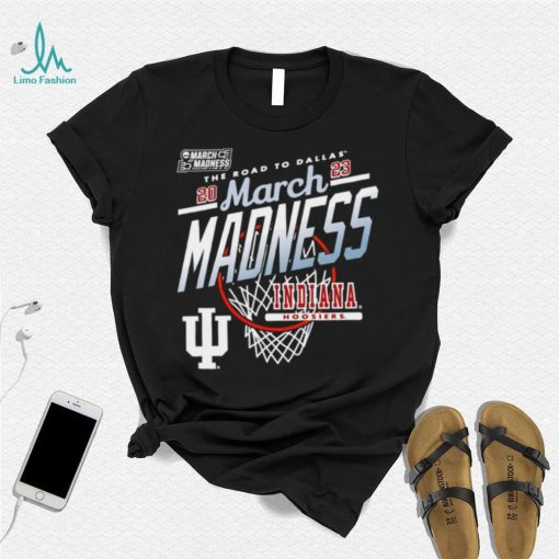 Indiana Hoosiers men’s basketball 2023 NCAA march madness the road to final four shirt