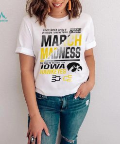 Iowa Hawkeyes Men’s basketball 2023 NCAA March madness the road to final four hoodie shirt