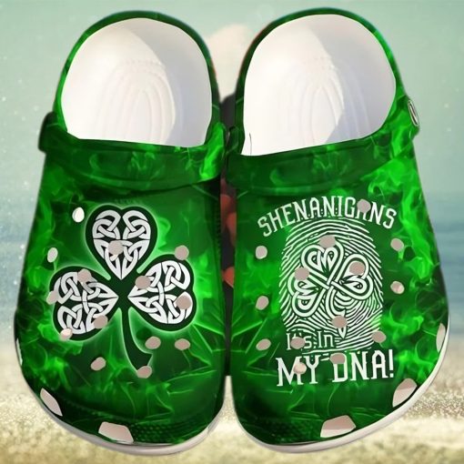 Irish Shamrock Rubber Comfy Footwear Personalized Clogs