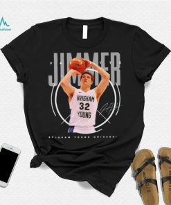 Jimmer Fredette College Basketball Brigham Young University signature shirt