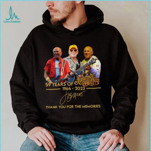 Jimmy Buffett 59 Years Thanks For The Memories Shirt