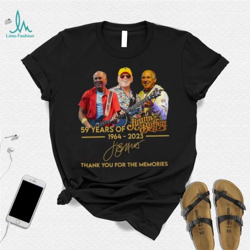 Jimmy Buffett 59 Years Thanks For The Memories Shirt